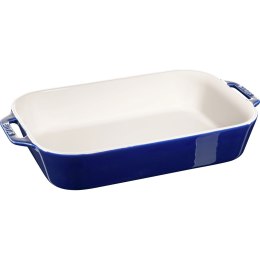Prostokątny półmisek ceramiczny Staub - 4.5 ltr, Niebieski