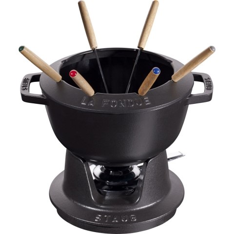 Zestaw do fondue Staub - 20 cm, Czarny Zestaw do fondue Staub - 20 cm, Czarny