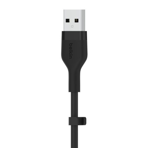BELKIN CABLE USB-A - USB-C SILICONE 2M CZARNY BELKIN CABLE USB-A - USB-C SILICONE 2M CZARNY