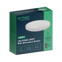 Plafon V-TAC 18W LED Okrągły 25cm Natynkowy Pilot Czujnik Ruchu IP44 Biały VT-8618S 4000K 1830lm