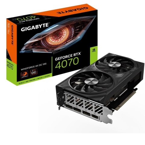 VGA PCIE16 RTX4070 12GB GDDR6X/GV-N4070WF2OC-12GD GIGABYTE VGA PCIE16 RTX4070 12GB GDDR6X/GV-N4070WF2OC-12GD GIGABYTE