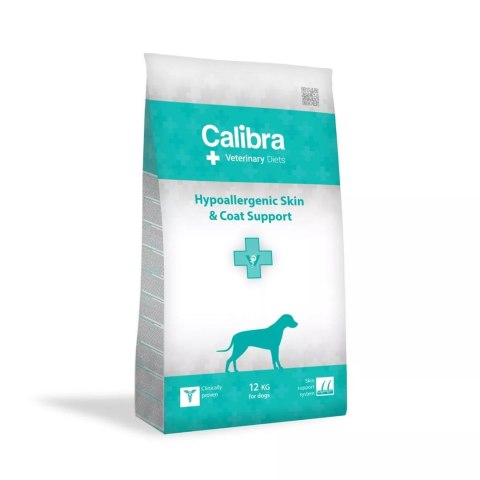 CALIBRA Veterinary Diets Hypoallergenic Skin & Coat Support - karma dla psa - 12 kg CALIBRA Veterinary Diets Hypoallergenic Skin & Coat Support - karma dla psa - 12 kg