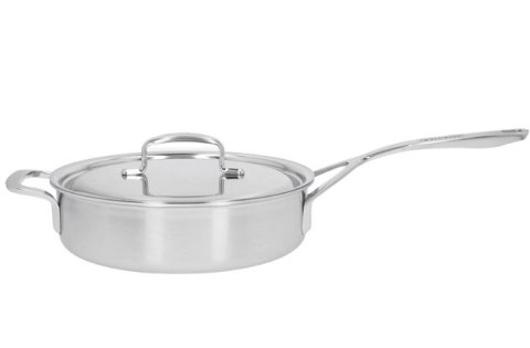 Patelnia sauté z 2 uchwytami i pokrywką Demeyere 5-Plus - 24 cm