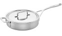 Patelnia sauté z 2 uchwytami i pokrywką Demeyere 5-Plus - 24 cm