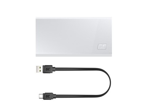 GREEN CELL POWERBANK POWERPLAY 20S BIAŁY 20000MAH 22,5W 3X USB-C PD 1X USB-A GREEN CELL POWERBANK POWERPLAY 20S BIAŁY 20000MAH 22,5W 3X USB-C PD 1X USB-A
