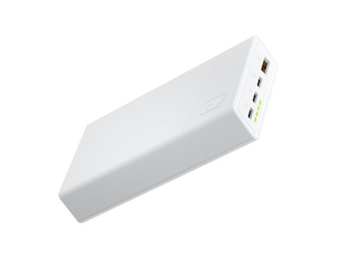 GREEN CELL POWERBANK POWERPLAY 20S BIAŁY 20000MAH 22,5W 3X USB-C PD 1X USB-A GREEN CELL POWERBANK POWERPLAY 20S BIAŁY 20000MAH 22,5W 3X USB-C PD 1X USB-A