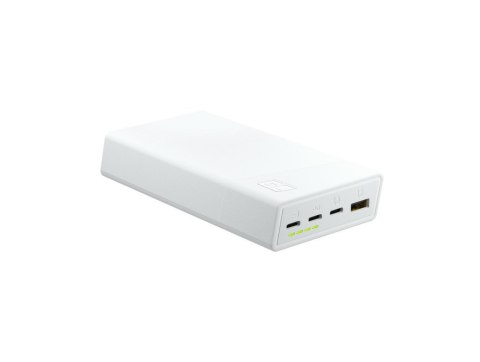 GREEN CELL POWERBANK POWERPLAY 20S BIAŁY 20000MAH 22,5W 3X USB-C PD 1X USB-A GREEN CELL POWERBANK POWERPLAY 20S BIAŁY 20000MAH 22,5W 3X USB-C PD 1X USB-A