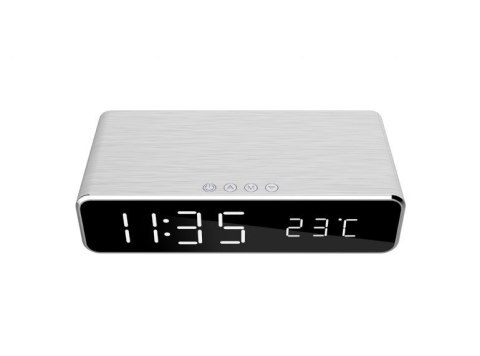 ŁADOWARKA WRL W/DIG ALARM CLOCK DAC-WPC-01-S GEMBIRD ŁADOWARKA WRL W/DIG ALARM CLOCK DAC-WPC-01-S GEMBIRD