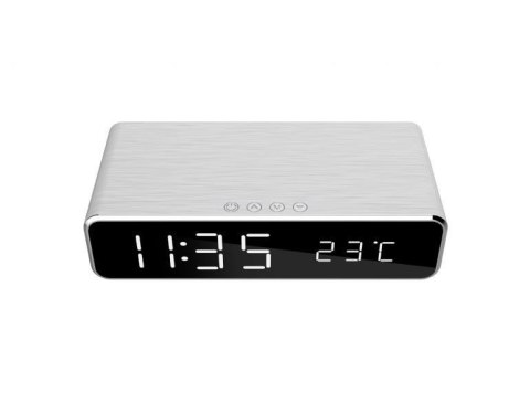 ŁADOWARKA WRL W/DIG ALARM CLOCK DAC-WPC-01-S GEMBIRD ŁADOWARKA WRL W/DIG ALARM CLOCK DAC-WPC-01-S GEMBIRD