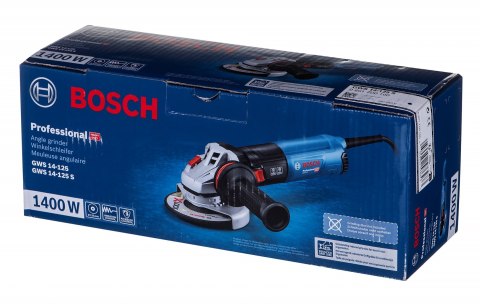 Szlifierka kątowa 125mm 1400W GWS 06017D0100 BOSCH Szlifierka kątowa 125mm 1400W GWS 06017D0100 BOSCH