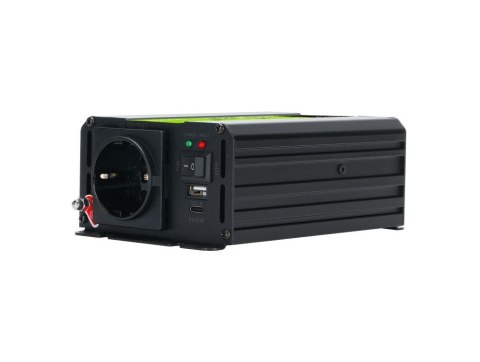 GREEN CELL PRZETWORNICA DUO INVGC1224M300DUO 12/24V-230V 300W/600W MODYFIKOWANA SINUSOIDA GREEN CELL PRZETWORNICA DUO INVGC1224M300DUO 12/24V-230V 300W/600W MODYFIKOWANA SINUSOIDA