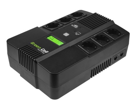 GREEN CELL ZASILACZ AWARYJNY UPS06 AIO 600VA 360W GREEN CELL ZASILACZ AWARYJNY UPS06 AIO 600VA 360W