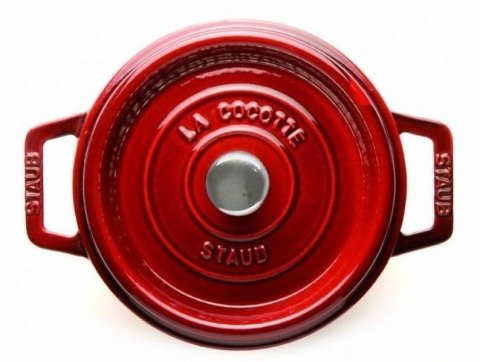 Garnek żeliwny okrągły Staub - 5.2 ltr, Grenadynowy Garnek żeliwny okrągły Staub - 5.2 ltr, Grenadynowy