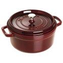 Garnek żeliwny okrągły Staub - 5.2 ltr, Grenadynowy