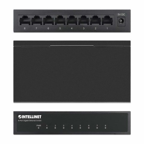 INTELLINET SWITCH GIGABIT 8X 10/100/1000 MBPS RJ45 DESKTOP METALOWY 530347 INTELLINET SWITCH GIGABIT 8X 10/100/1000 MBPS RJ45 DESKTOP METALOWY 530347