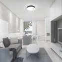 Plafon V-TAC 36W LED Okrągły 42cm Natynkowy IP44 Czarny VT-8630B 3000K 3820lm