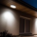 Plafon V-TAC 36W LED Okrągły 42cm Natynkowy IP44 Czarny VT-8630B 3000K 3820lm