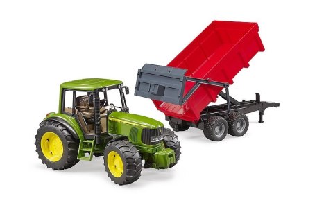 Traktor John Deere 6920 z czerwoną przyczepą wywrotką 02057 BRUDER Traktor John Deere 6920 z czerwoną przyczepą wywrotką 02057 BRUDER