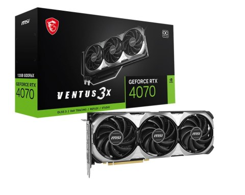 VGA PCIE16 RTX4070 12GB GDDR6X/RTX4070 VENTUS 3X E 12G OC MSI VGA PCIE16 RTX4070 12GB GDDR6X/RTX4070 VENTUS 3X E 12G OC MSI