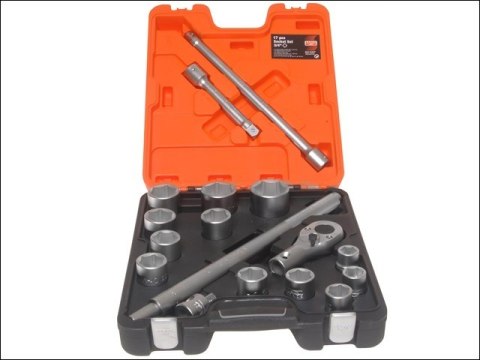BAHCO Nasadki 3/4" +akcesoria zestaw SLX 17 BAHCO Nasadki 3/4" +akcesoria zestaw SLX 17