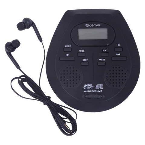 Discman z auto resume i anti-shock DMP-395B czarny Discman z auto resume i anti-shock DMP-395B czarny