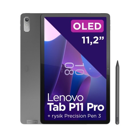 Lenovo Tab P11 Pro (2nd Gen) Kompanio 1300T 11.2" 2.5K OLED 600nits 120Hz 8/256GB Mali-G77 WiFi Android Storm Grey Lenovo Tab P11 Pro (2nd Gen) Kompanio 1300T 11.2" 2.5K OLED 600nits 120Hz 8/256GB Mali-G77 WiFi Android Storm Grey