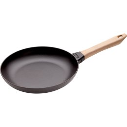 Patelnia żeliwna z drewnianym uchwytem Staub - 26 cm