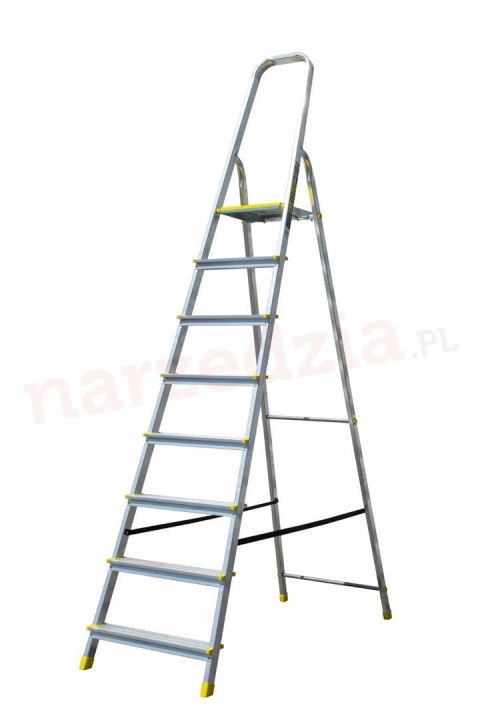 BAYERSYSTEM DRABINA ALUMINIOWA 120kg 8 STOPNI BAYERSYSTEM DRABINA ALUMINIOWA 120kg 8 STOPNI