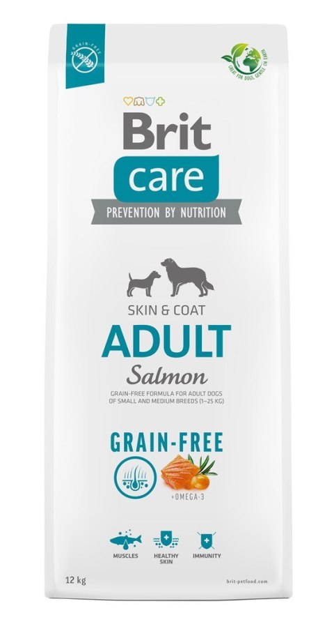 Brit Care Dog Grain-Free Adult Salmon 12kg (WYPRZEDAŻ)