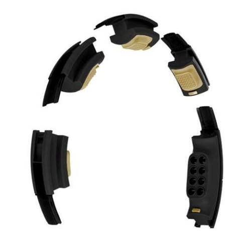Hula Hop HMS HHM13 z magnesami, obciążeniem i licznikiem czarno-złoty Hula Hop HMS HHM13 z magnesami, obciążeniem i licznikiem czarno-złoty