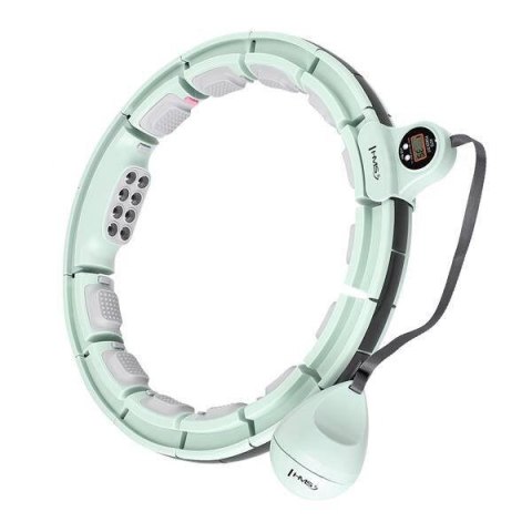 Hula Hop HMS HHM13 z magnesami, obciążeniem i licznikiem zielony Hula Hop HMS HHM13 z magnesami, obciążeniem i licznikiem zielony