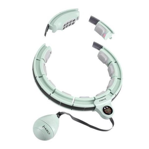 Hula Hop HMS HHM13 z magnesami, obciążeniem i licznikiem zielony Hula Hop HMS HHM13 z magnesami, obciążeniem i licznikiem zielony