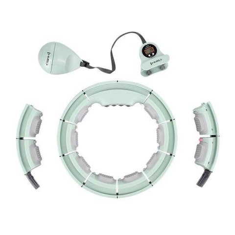 Hula Hop HMS HHM13 z magnesami, obciążeniem i licznikiem zielony Hula Hop HMS HHM13 z magnesami, obciążeniem i licznikiem zielony