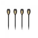 Lampa Solarna Zestaw 4szt V-TAC Wbijana 1W LED 50cm 6 godzin (Opak. 4szt) VT-724 2200K