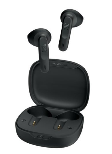 Słuchawki JBL Vibe Flex (czarne, bezprzewodowe) (WYPRZEDAŻ)