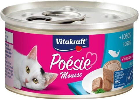 VITAKRAFT POESIE MUS łosoś karma dla kota 85g VITAKRAFT POESIE MUS łosoś karma dla kota 85g