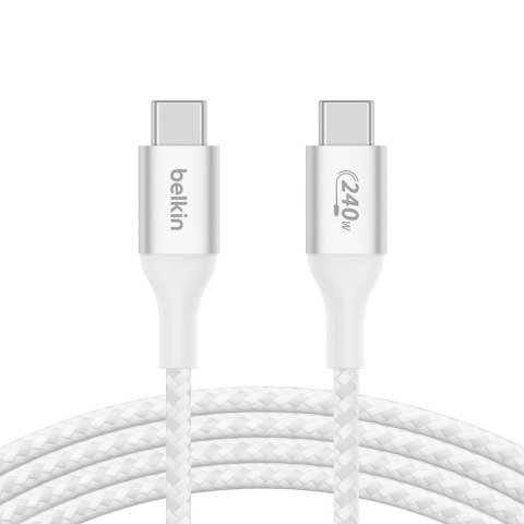 CAB015BT1MWH BELKIN BOOST/CHARGE 240W USB-C TO USB-C CABLE CAB015BT1MWH BELKIN BOOST/CHARGE 240W USB-C TO USB-C CABLE