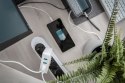 Ładowarka sieciowa uniwersalna zasilacz 4 porty 2xUSB-C 2x USB-A PD 3.0 100W biała