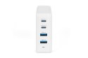 Ładowarka sieciowa uniwersalna zasilacz 4 porty 2xUSB-C 2x USB-A PD 3.0 100W biała