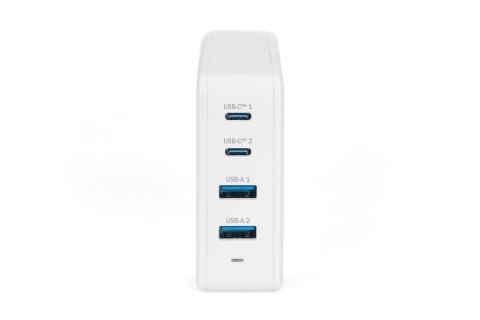 Ładowarka sieciowa uniwersalna zasilacz 4 porty 2xUSB-C 2x USB-A PD 3.0 100W biała Ładowarka sieciowa uniwersalna zasilacz 4 porty 2xUSB-C 2x USB-A PD 3.0 100W biała