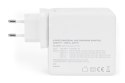 Ładowarka sieciowa uniwersalna zasilacz 4 porty 2xUSB-C 2x USB-A PD 3.0 100W biała