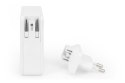 Ładowarka sieciowa uniwersalna zasilacz 4 porty 2xUSB-C 2x USB-A PD 3.0 100W biała
