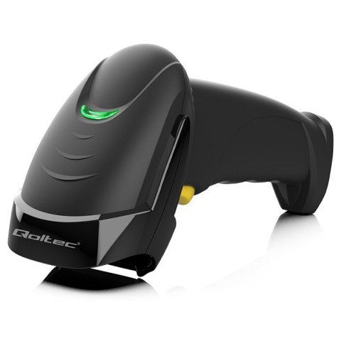 Qoltec Laserowy czytnik kodów kreskowych 1D | 2D | czarny Qoltec Laserowy czytnik kodów kreskowych 1D | 2D | czarny
