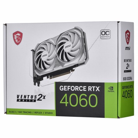 VGA PCIE8 RTX4060 8GB GDDR6/RTX4060 VEN 2X WHITE 8G OC MSI VGA PCIE8 RTX4060 8GB GDDR6/RTX4060 VEN 2X WHITE 8G OC MSI