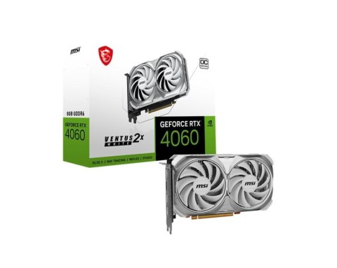 VGA PCIE8 RTX4060 8GB GDDR6/RTX4060 VEN 2X WHITE 8G OC MSI VGA PCIE8 RTX4060 8GB GDDR6/RTX4060 VEN 2X WHITE 8G OC MSI