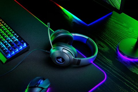 Słuchawki Gamingowe Over Ear RAZER Kraken V3 X RZ04-03750300-R3M1 Virtual Surround czarny Słuchawki Gamingowe Over Ear RAZER Kraken V3 X RZ04-03750300-R3M1 Virtual Surround czarny