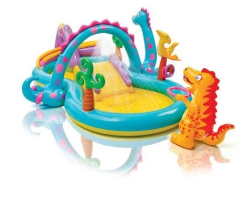 Dmuchany plac zabaw Dinoland w pudełku 333x229x112cm 57135 INTEX Dmuchany plac zabaw Dinoland w pudełku 333x229x112cm 57135 INTEX