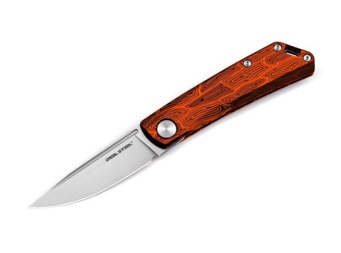 Nóż Real Steel Luna Damast G10 Sky Orange Boker EX Nóż Real Steel Luna Damast G10 Sky Orange Boker EX