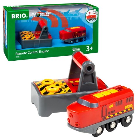 BRIO 33213 Lokomotywa Czerwona zdalnie sterowana p4 BRIO 33213 Lokomotywa Czerwona zdalnie sterowana p4