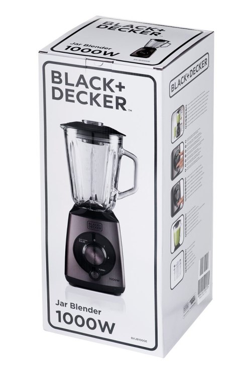 Blender kielichowy Black+Decker BXJB1000E (1000W) Blender kielichowy Black+Decker BXJB1000E (1000W)